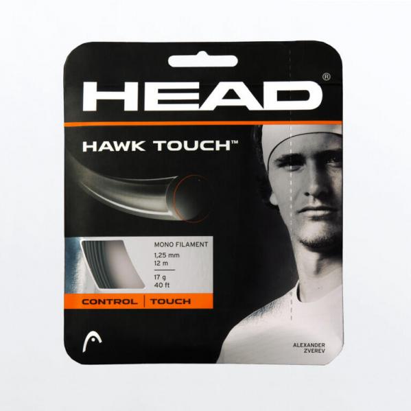 Naciąg do rakiety tenisowej Head HAWK TOUCH set 12m. anthracite 1,25 mm.