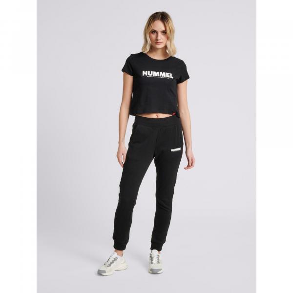 T-SHIRT KOSZULKA SPORTOWA DAMSKA HUMMEL hmlLEGACY WOMAN CROPPED TOP