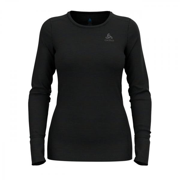 Koszulka damska Odlo BL TOP crew neck l/s MERINO 200