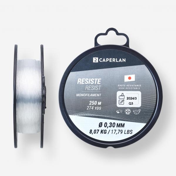 Żyłka wędkarska Caperlan Line Resist cristal 250 m