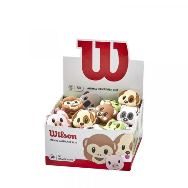 Vibrastop do rakiety tenisowej Wilson ANIMAL DAMPENER BOX 50 SZT.