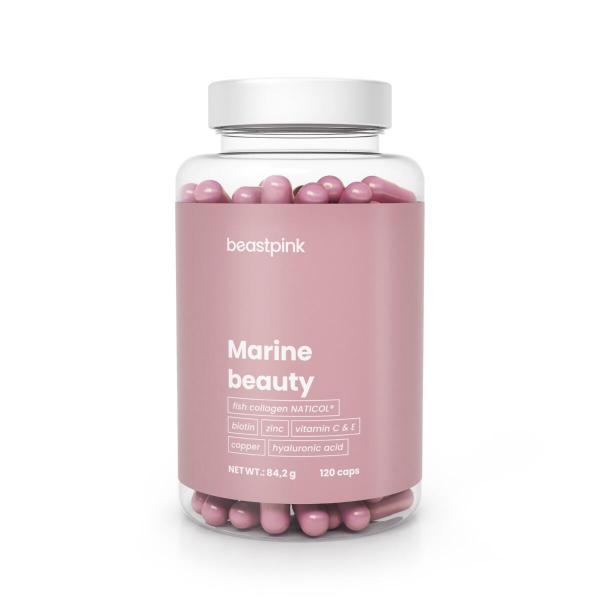 Kolagen BeastPink Marine Beauty 120 kapsułek