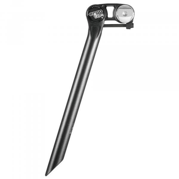 ERGOTEC Opatentowana sztyca podsiodłowa Futura vertical-verst, Ø27,2 mm, 400 mm