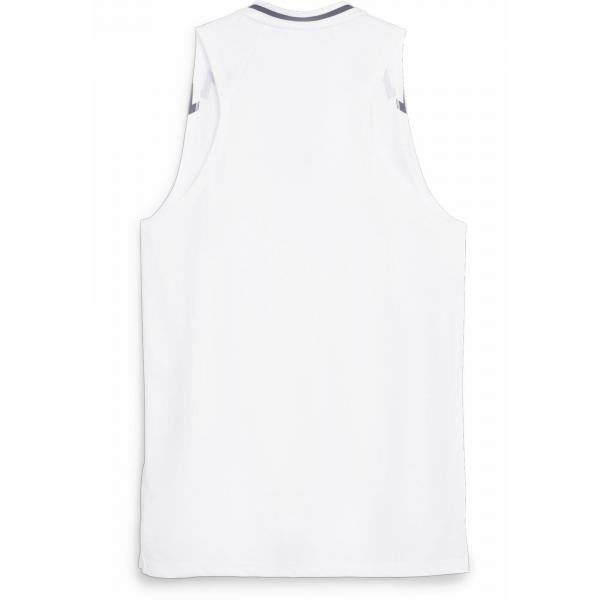 Męska koszulka do koszykówki Hoops Team PUMA White