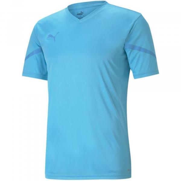 Puma Teamflash Jersey Blue Atol L - Men Sport T -Shirt