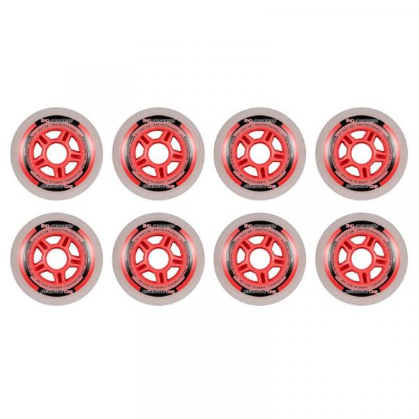 Koła do rolek Powerslide One 90mm/82a z łożyskami abec 5 - 8 sztuk