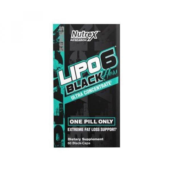 Spalacz tłuszczu Nutrex Lipo 6 Black Hers Ultra Concentrate 60black-caps USA Yoh