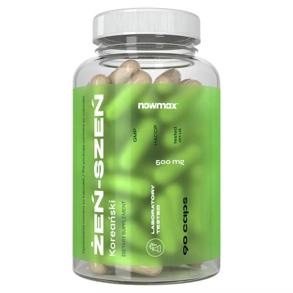 Ginseng Żeń-Szeń Koreański nowmax 500mg 90 kaps