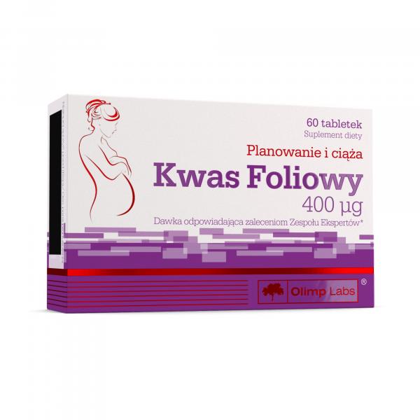 Kwas foliowy Olimp Kwas Foliowy 400 µg - 60 Tabletek