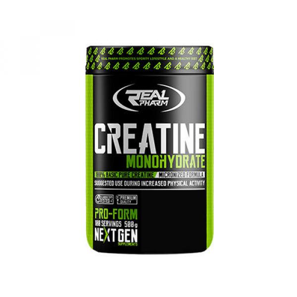 Kreatyna Real Pharm Creatine Monohydrate 500g Orange