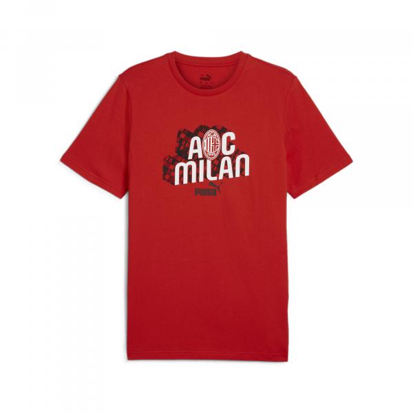 Męska koszulka ftblCULTURE AC Milan PUMA For All Time Red White