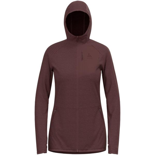 Bluza damska z kapturem Odlo Ascent Mid Layer Hoody Full Zip