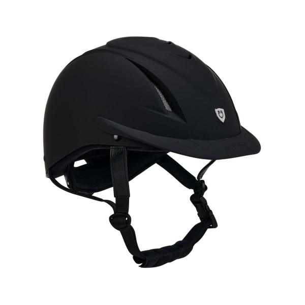 Ultralekki kask jeździecki z logo z przodu
