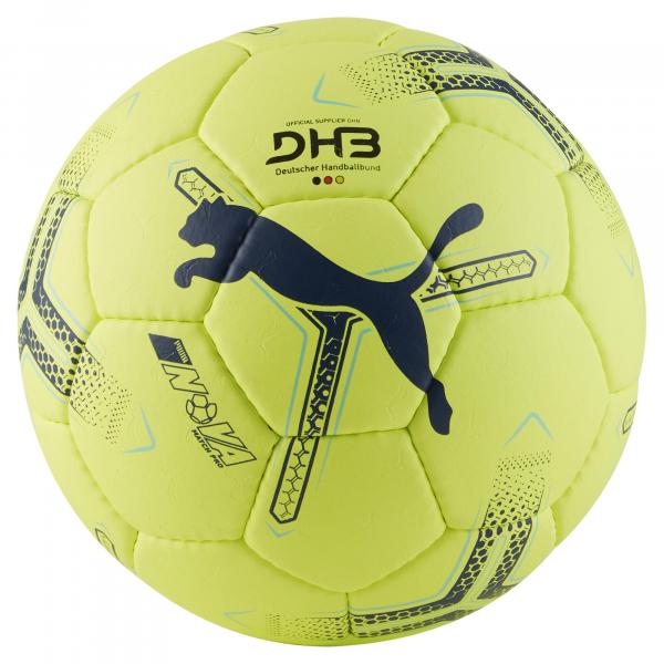 Piłka meczowa do piłki nożnej PUMA NOVA Pro PUMA Fizzy Apple Gray Skies Yellow