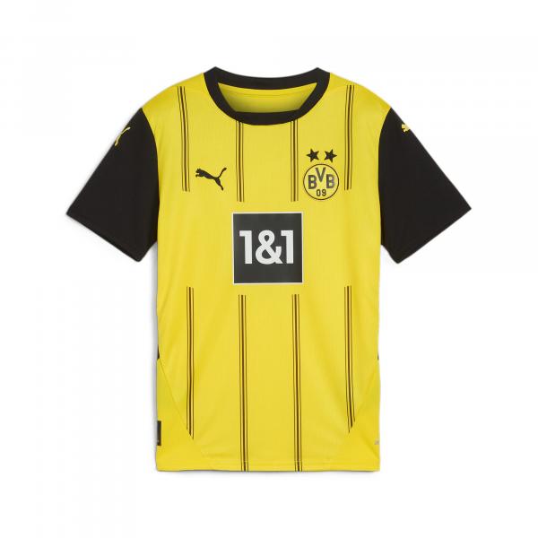 Młodzieżowa koszulka domowa Borussia Dortmund 24/25 PUMA Faster Yellow Black