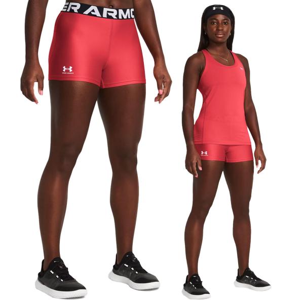 Krótkie legginsy treningowe damskie UNDER ARMOUR szybkoschnące kolarki