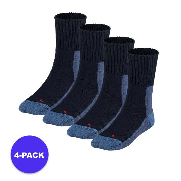 Skarpety do chodzenia unisex – Multi Blue – 4 pary