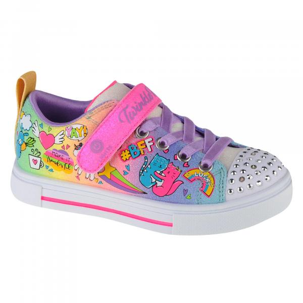 Buty sportowe Sneakersy dziewczęce, Skechers Twinkle Sparks - BFF Magic