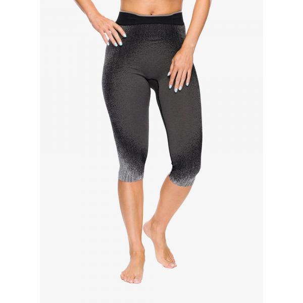 Legginsy termoaktywne damskie Odlo Performance Warm Blackcomb BL Bottom 3/4