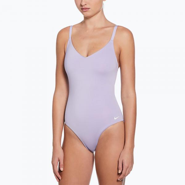 Strój pływacki jednoczęściowy damski Nike Essential V-Neck