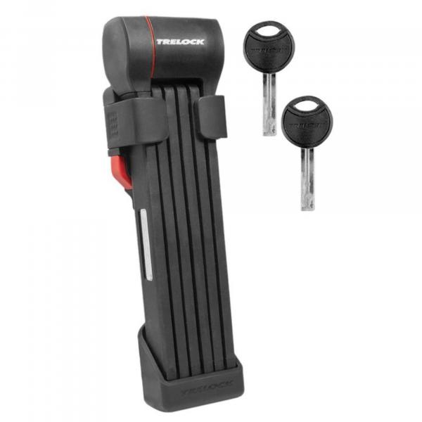 TRELOCK Zamek składany FS 480 COPS X-Press Twin, długość 100 cm, czarny
