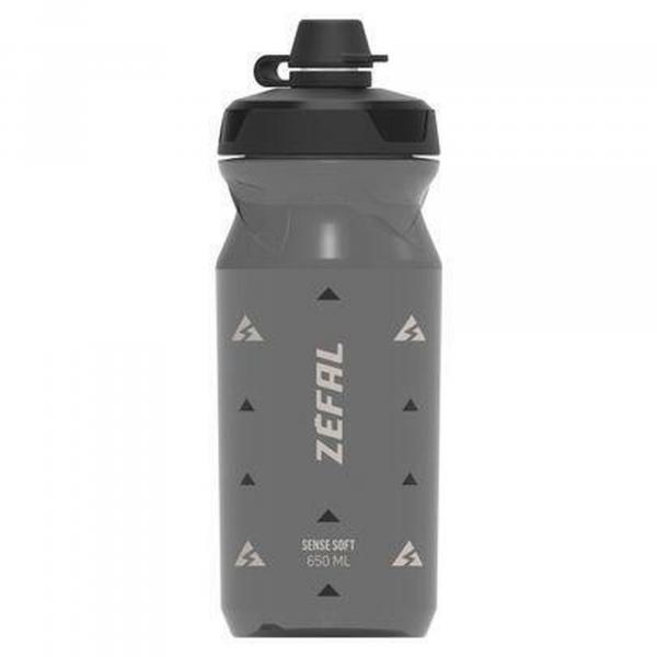 Bidon Sense Soft 65 Zefal No-Mud Bottle smoked black 0,65 l