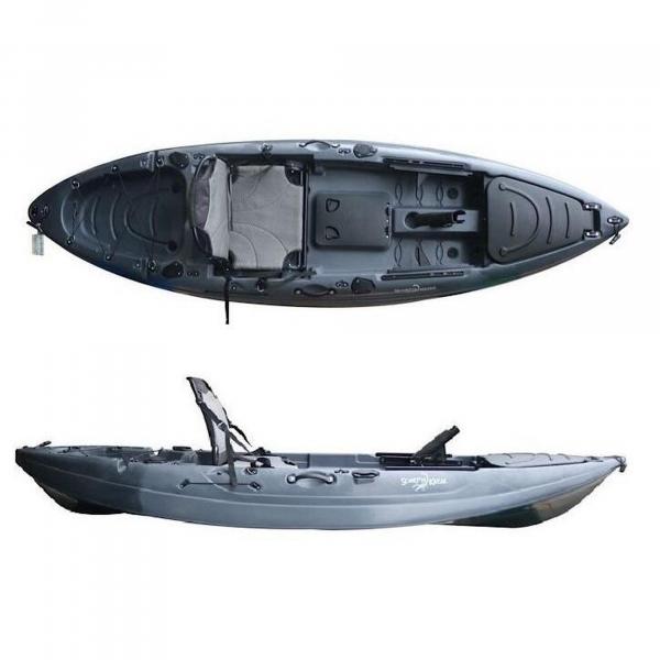 Kajak jednoosobowy wędkarski stabilny do pływania Scorpio kayak Lagoon 9