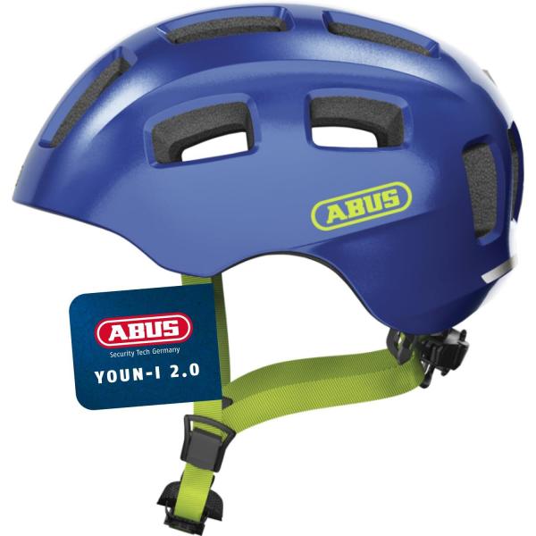 ABUS Dziecięco-młodzieżowy kask rekreacyjny „Youn-I 2.0”, niebieski