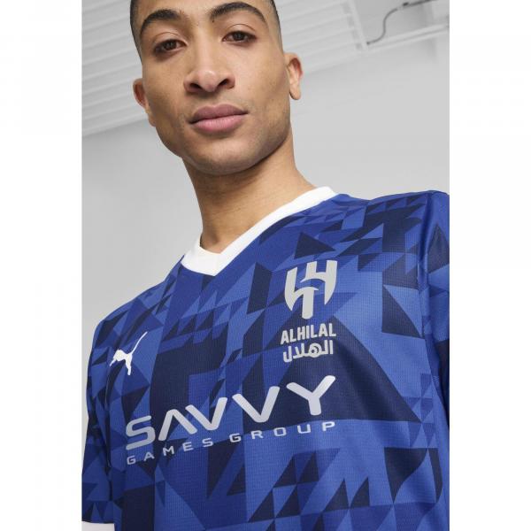 Męska koszulka domowa Al Hilal Saudi F.C. 24/25 PUMA Blue Intense White