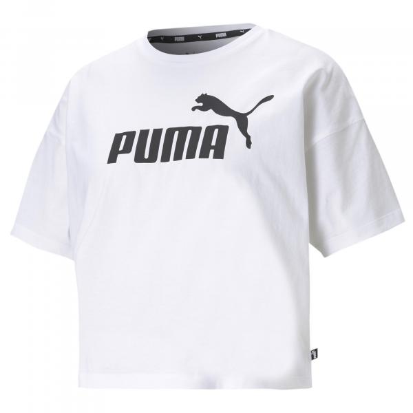 Koszulka z krótkim rękawem Damska Puma Biały