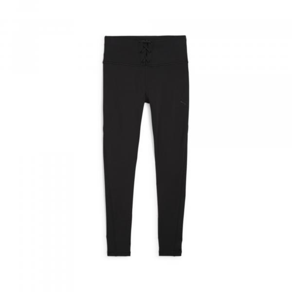 Damskie żebrowane legginsy treningowe CLOUDSPUN PUMA Black