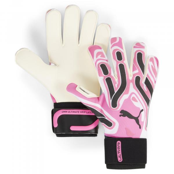 PUMA ULTRA Pro RC Goalkeeper Gloves PUMA Poison Pink White Black