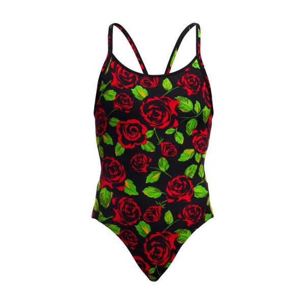 Strój kąpielowy damski Funkita Black Rose Diamond Back