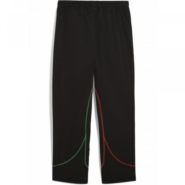 Męskie spodnie dresowe Maroko ftblStatement PUMA Black Red Archive Green