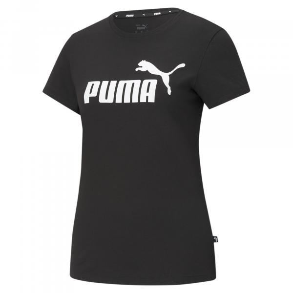 Damska koszulka z logo Essentials PUMA Black