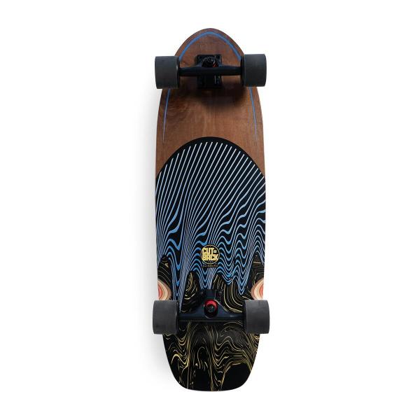 Longboard Surfskate Cutback Surfskates Dark Blue 34\