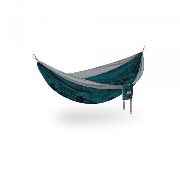 Hamak dwuosobowy ENO DoubleNest Print Hammock - mountains to sea/grey