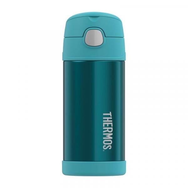 Termos dziecięcy Thermos ze słomką 355 ml turkusowy