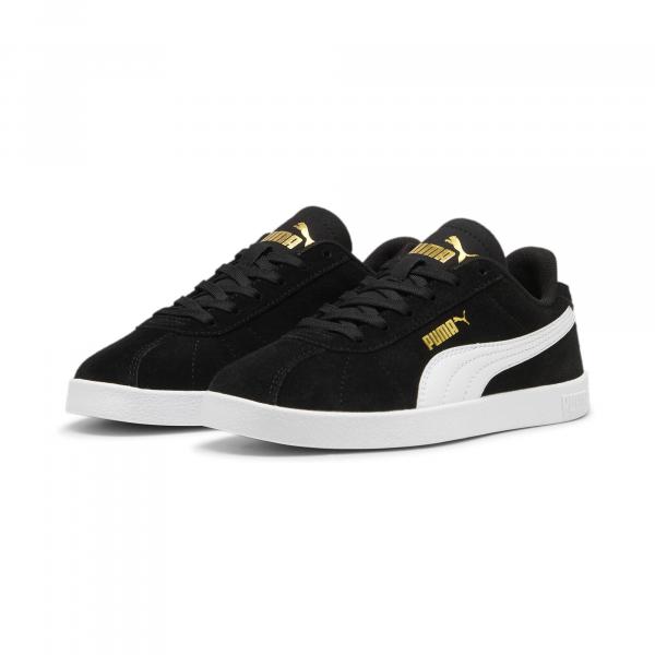 Młodzieżowe sneakersy PUMA Club II PUMA Black White Gold