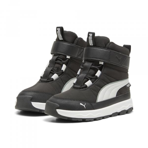 Dziecięce buty PUMA Evolve Puretex PUMA Black Ash Gray White