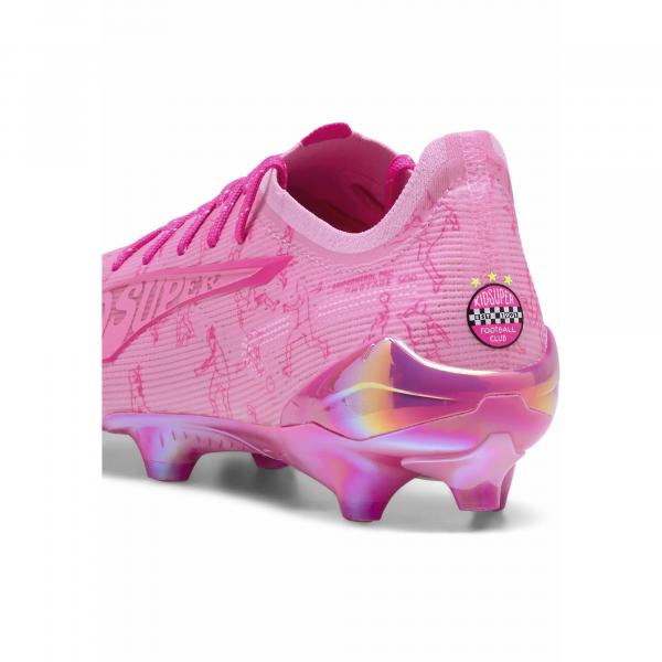 Buty piłkarskie ULTRA 5 ULTIMATE x KIDSUPER FG PUMA Pink Lilac Fast Ravish