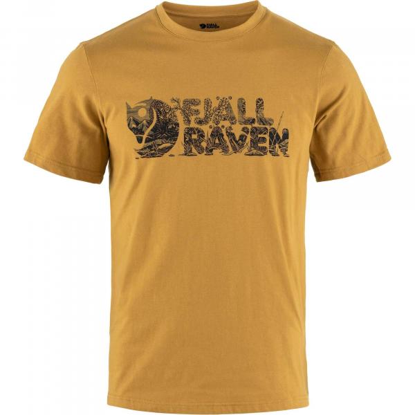 Koszulka Z Logo Fjall Raven Lush M Dorosłych