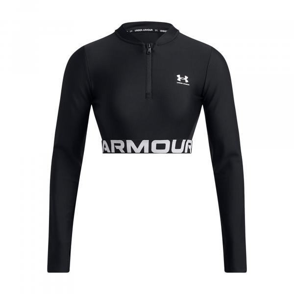 Top treningowy damski Under Armour Heat Gear Rib 1/4 Zip