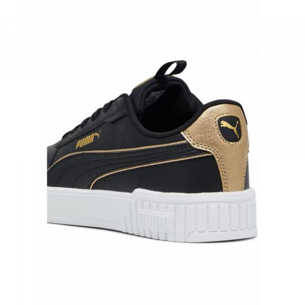 Damskie sneakersy Carina 2.0 Pop Up Metallics PUMA Black Gold White