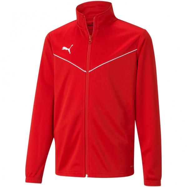 Bluza dla dzieci Puma teamRISE Training Poly Jacket Jr czerwona