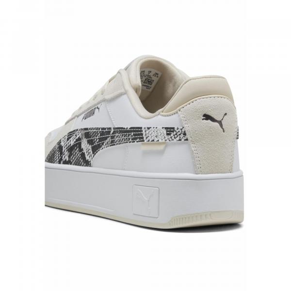Damskie sneakersy Carina Street Snake Chic PUMA White Black Alpine Snow