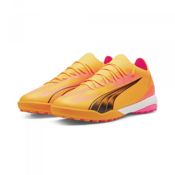 Buty piłkarskie ULTRA MATCH TT PUMA Sun Stream Black Sunset Glow Orange Pink