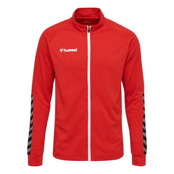 Kurtka Sportowa Hummel HML AUTHENTIC POLY ZIP JACKET czerwona