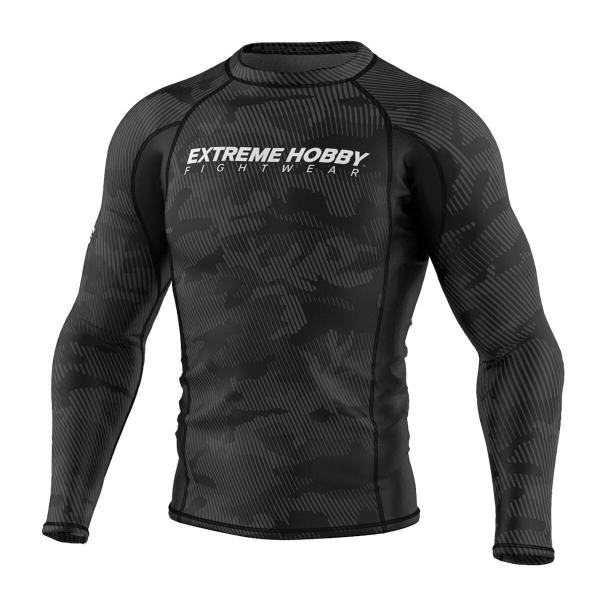 Koszulka sportowa męska Rashguard do MMA EXTREME HOBBY HAVOC