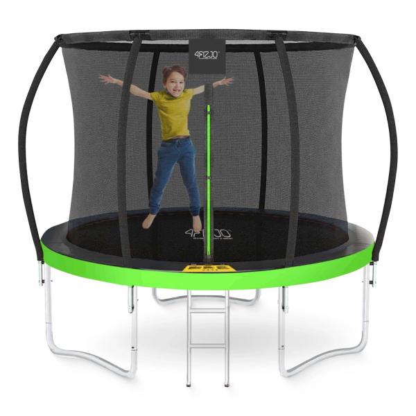 Trampolina ogrodowa dla dzieci 4FIZJO PRO z siatką ochronną 252cm 8FT
